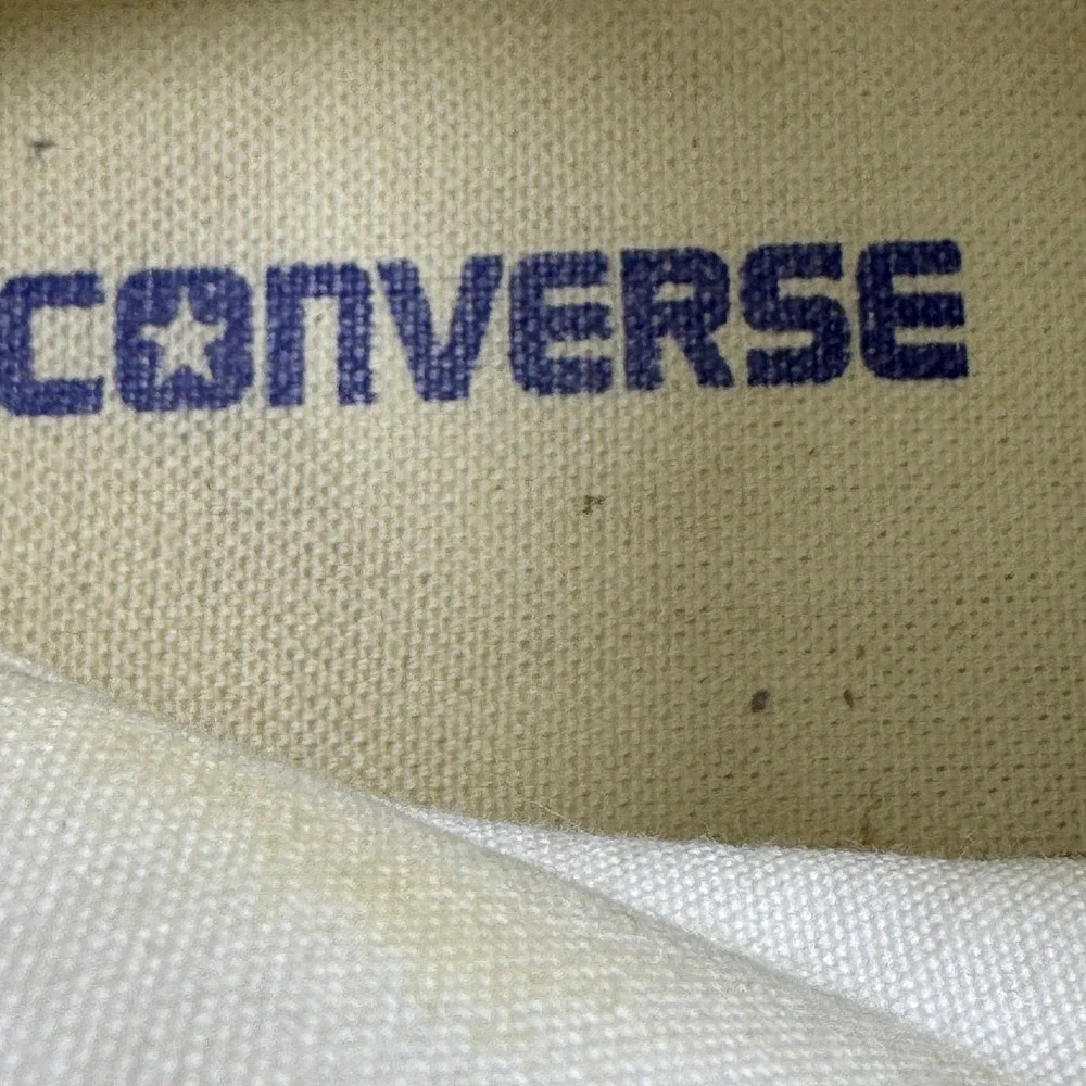Converse Womens Sneakers High Top Canvas Classic Streetwear Cream White US 8